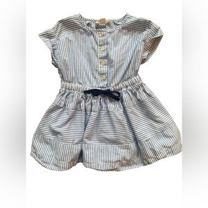 Adorable girls striped dress